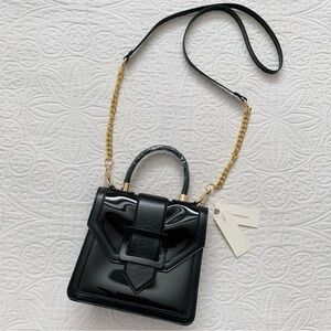 Anthropologie Clear Buckle Top Handle‎ Bag